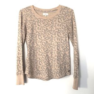 Lucky Animal Print Sweater🐆 Size SM